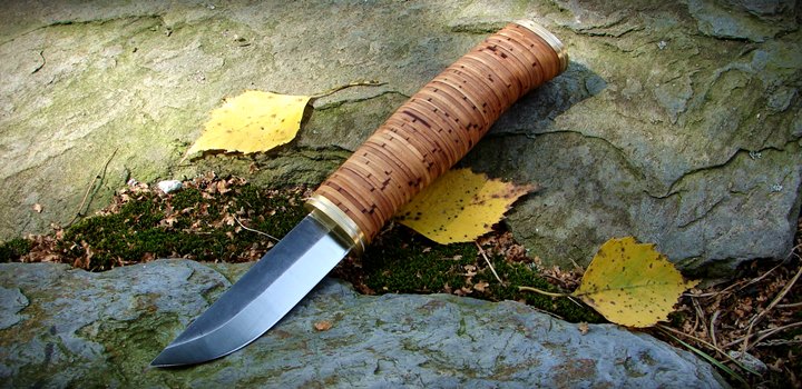 lauri carbon - Lauri Carbon w korze brzozowej, czyli jak zrobić nóż?